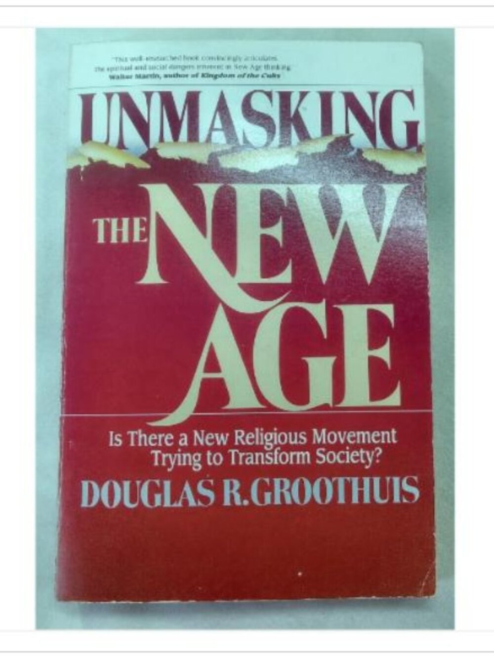 Unmasking the New Age Douglas R. Groothuis 1986 Paperback Book Vintage Novel